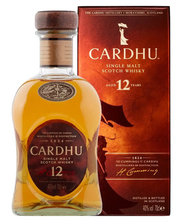 Cardhu 12 Year Old Single Malt Whisky, 70 cl Whisky 5000267102566