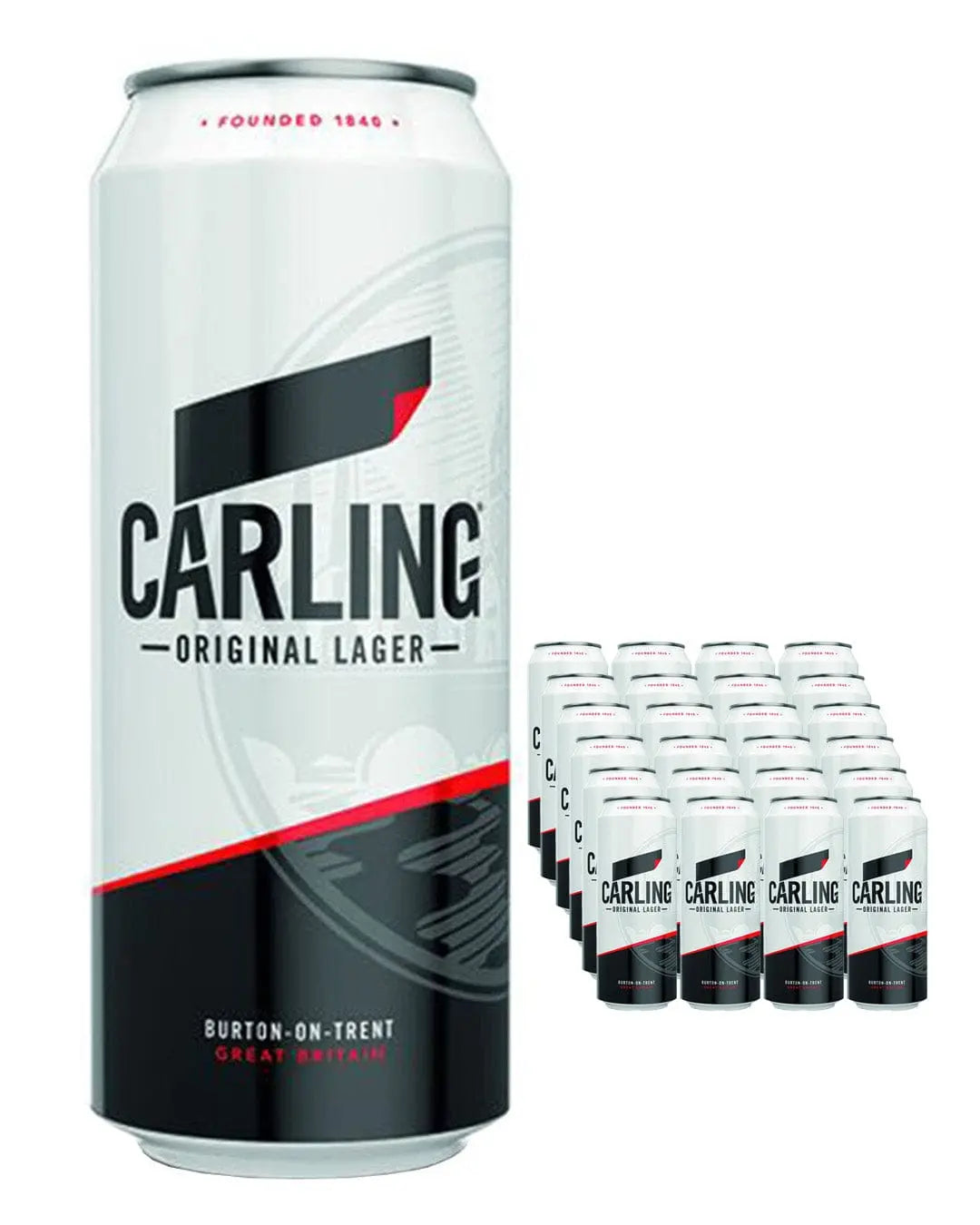 Carling Original Lager Multipack, 24 x 500 ml Beer 5010038049396