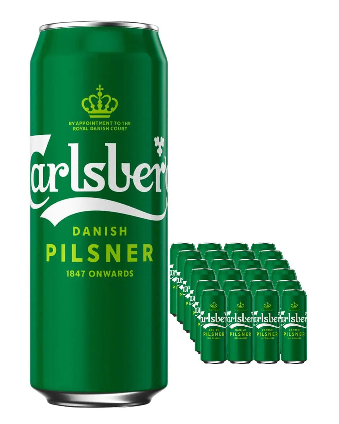 Carlsberg Danish Pilsner Multipack, 24 x 500 ml Beer