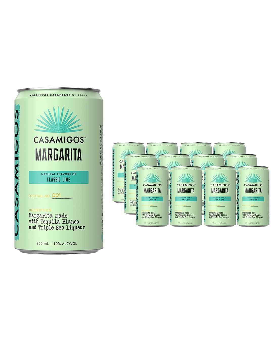 Casamigos Margarita Classic Lime Can Multipack, 12 x 200ml Ready To Drink