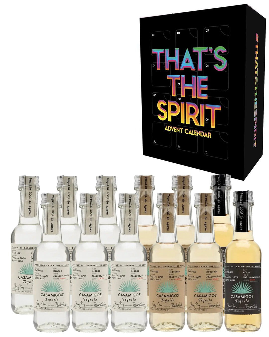 Casamigos Tequila Advent Calendar, 12 x 5 cl Spirit Miniatures