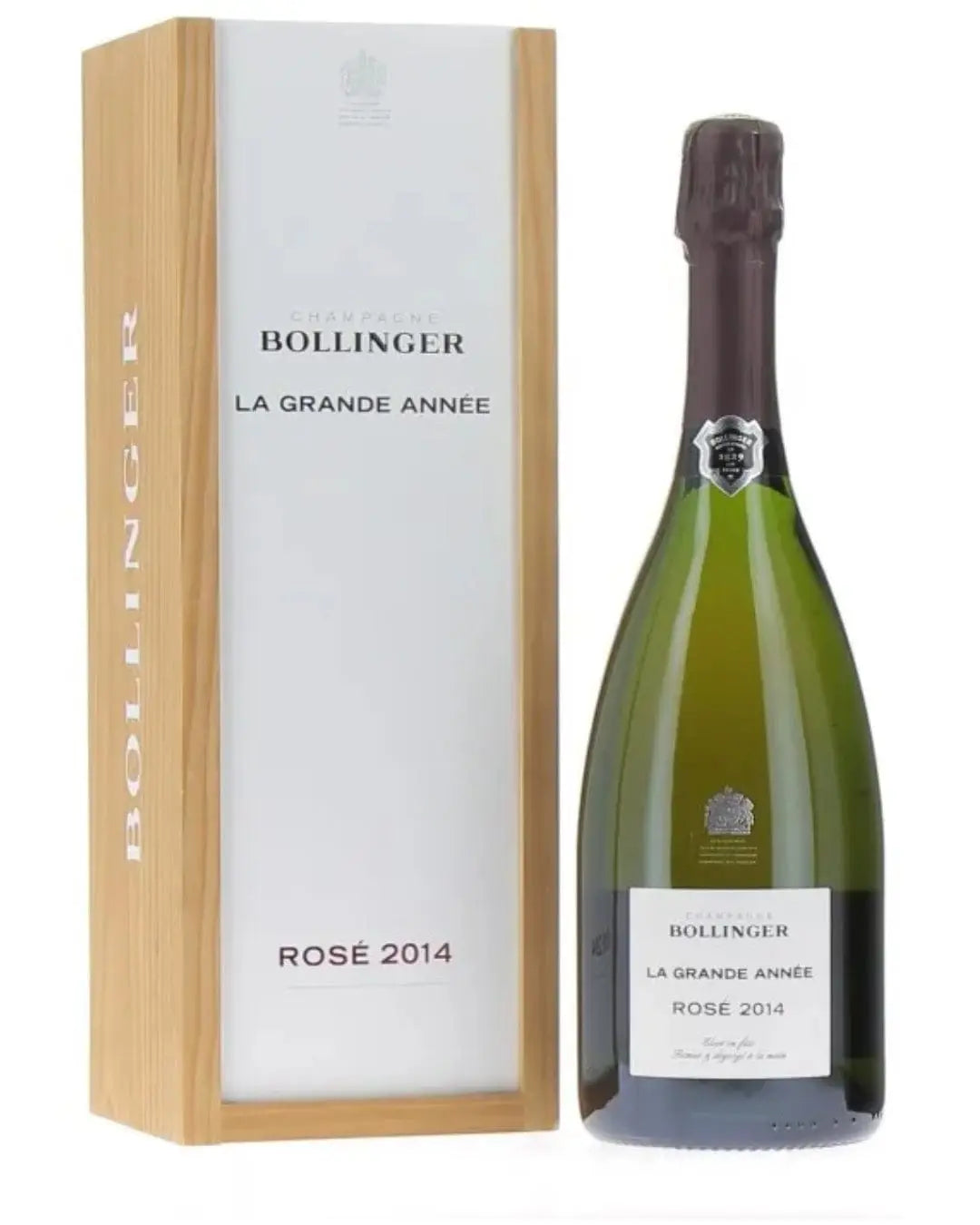 Bollinger La Grande Annee Rose 2014 Vintage Champagne Gift Box, 75 cl Champagne & Sparkling