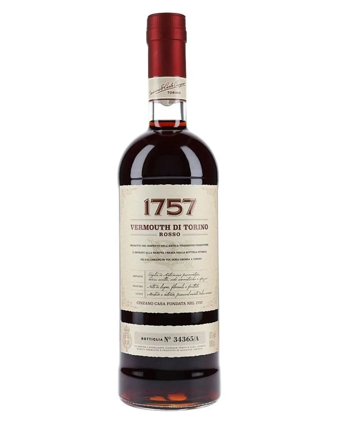 Cinzano Vermouth di Torino Rosso 1757, 1 L Fortified & Other Wines 8000020175803