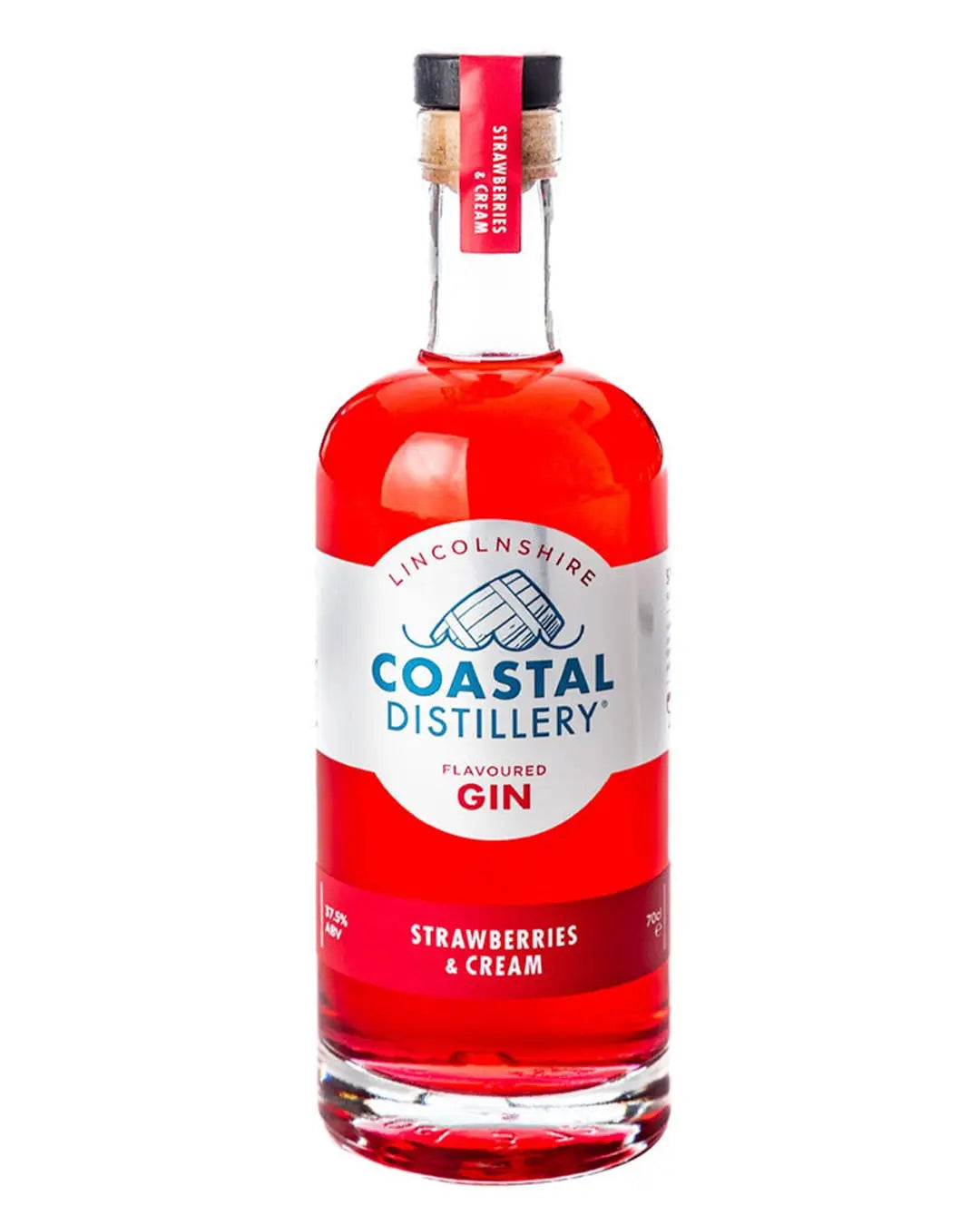 Coastal Distillery Strawberries & Cream Gin, 70 cl Gin 5060534200814