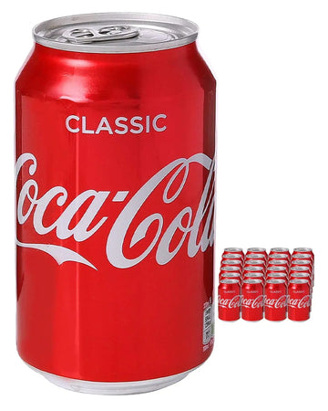 Coca-Cola Can Multipack, 24 x 330 ml Soft Drinks & Mixers