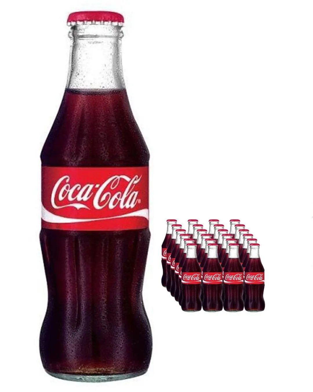 Coca-Cola Glass Bottles Multipack, 24 x 200 ml Soft Drinks & Mixers 5017726157685