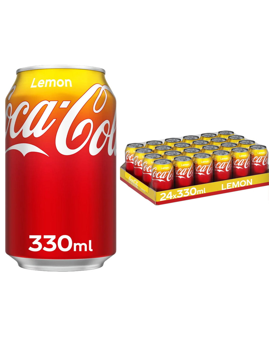 Coca-Cola Lemon Can Multipack, 24 x 330 ml Cola 5449000124166
