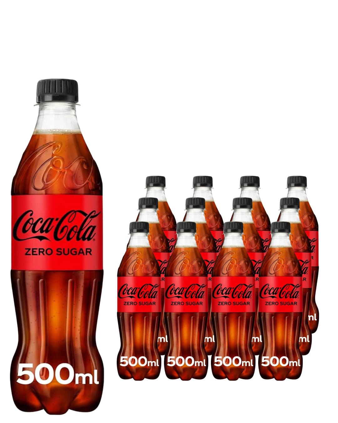 Coca Cola Zero Multipack, 12 x 500 ml – The Bottle Club