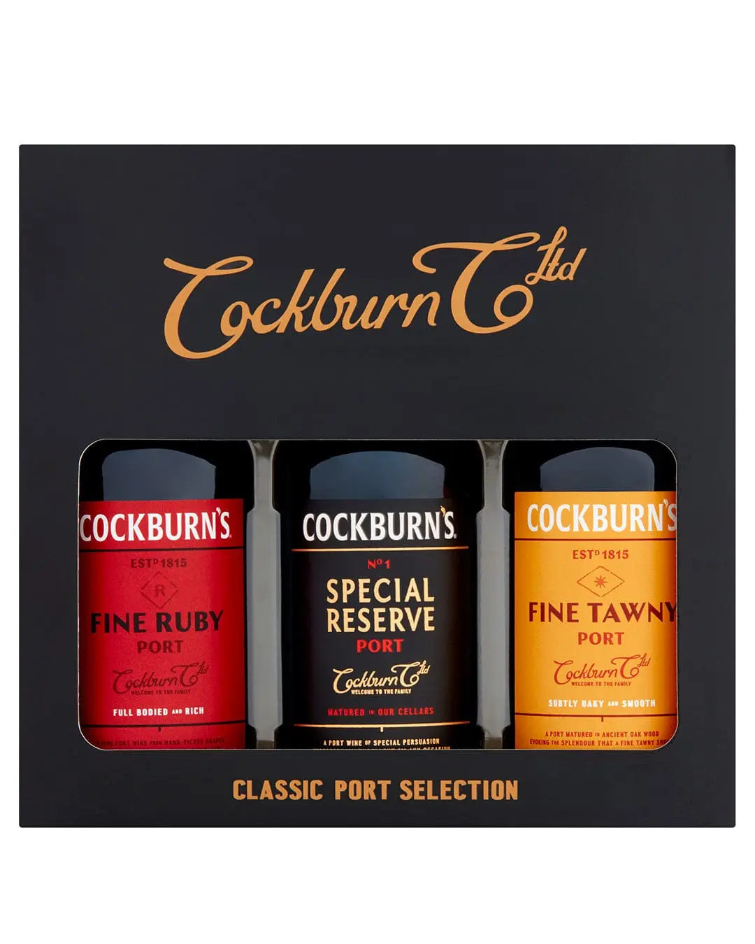 Cockburn's Triple Selection, 5 cl Fortified & Other Wines