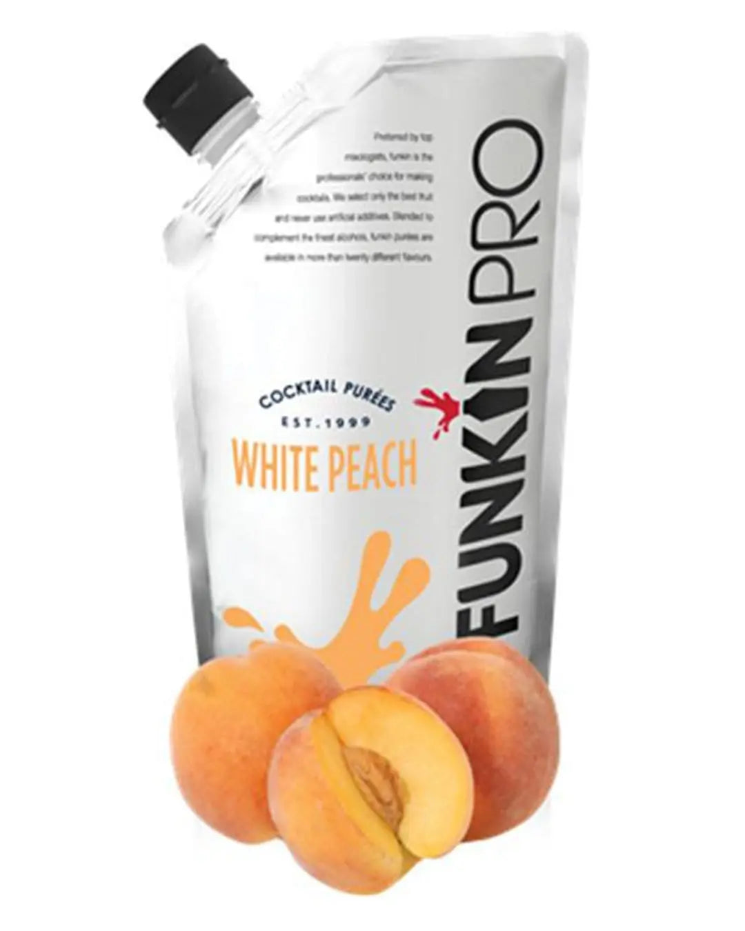 Funkin White Peach Purée, 1 KG Cocktail Essentials 5060065300557