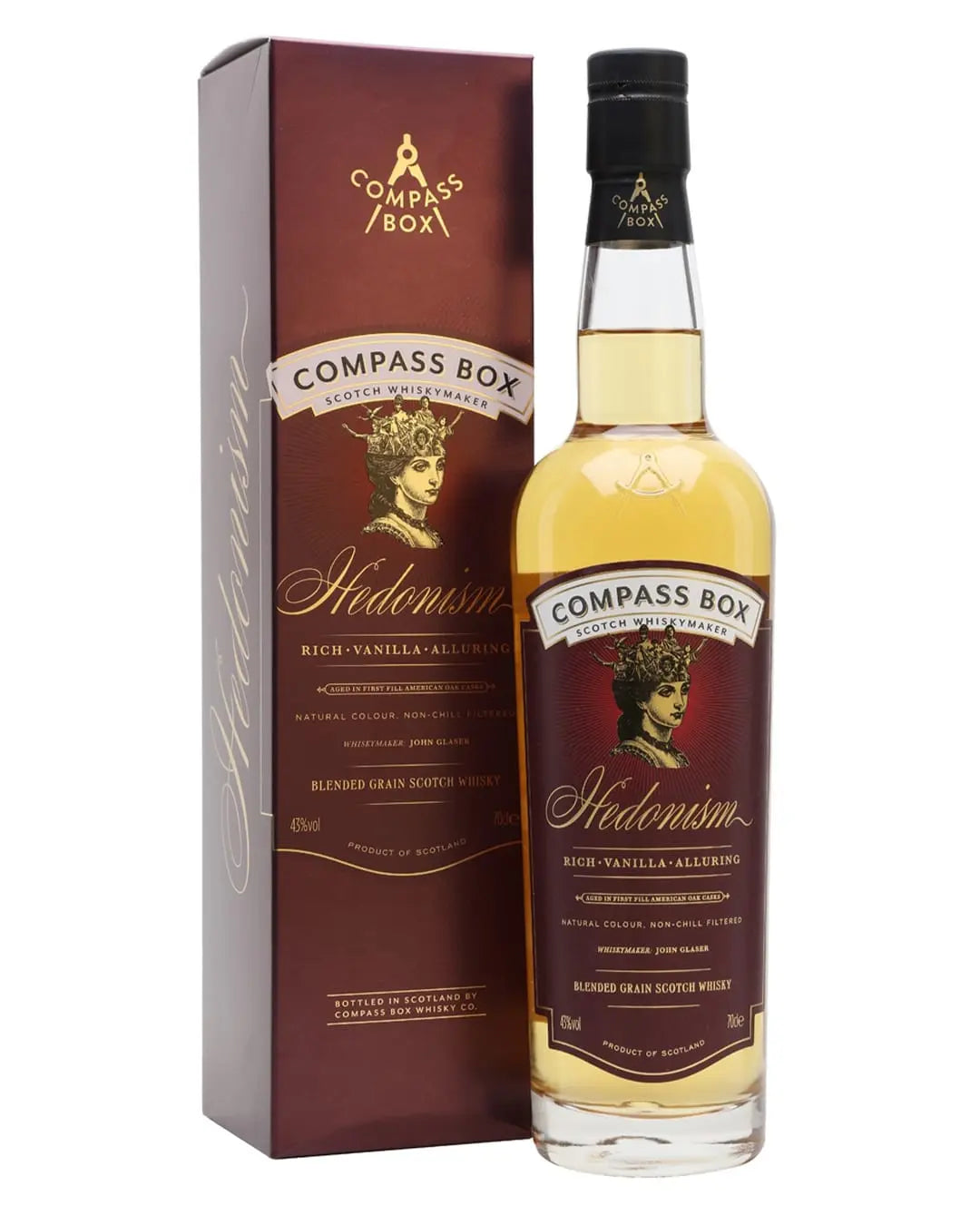 Compass Box Hedonism Whisky, 70 cl Whisky 5065000482039