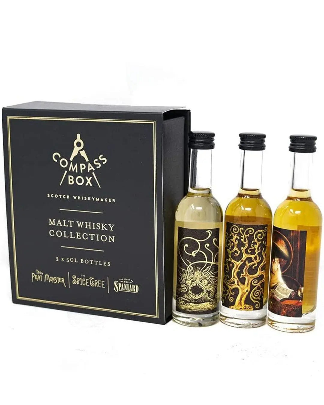 Compass Box Malt Whisky Collection, 3 x 5 cl Spirit Miniatures 05065000482503