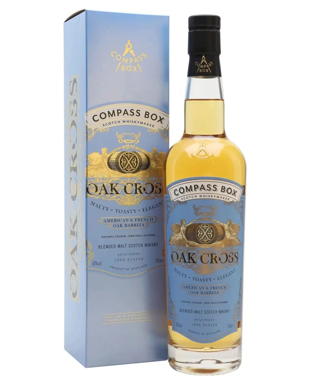 Compass Box Oak Cross Whisky, 70 cl Whisky 5065000482152