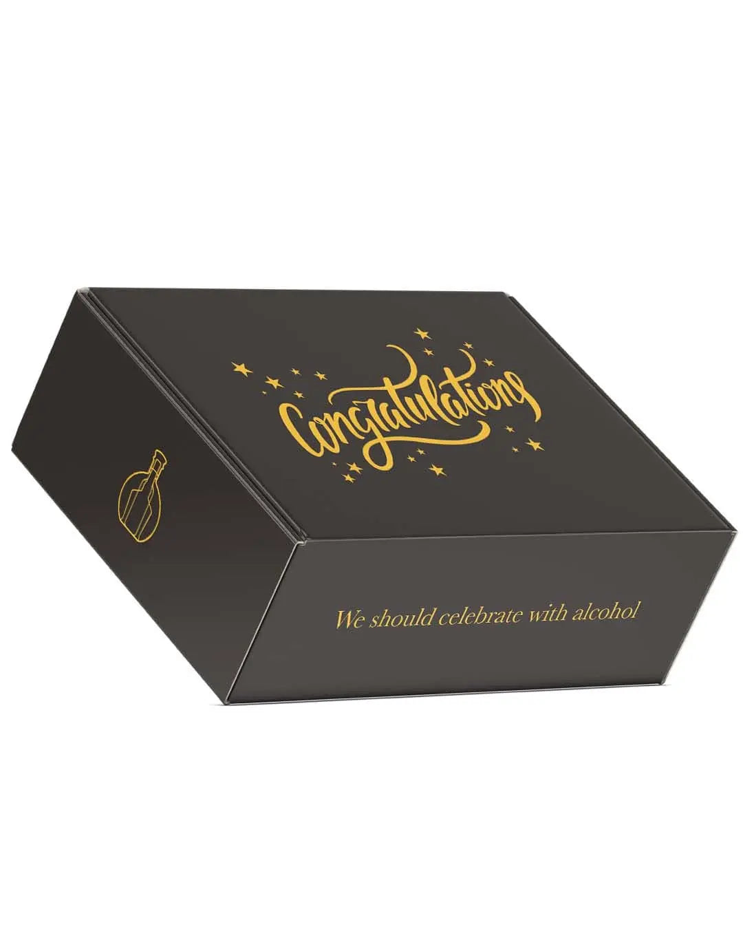 Congratulations Gift Box - Black & Gold Gift Boxes