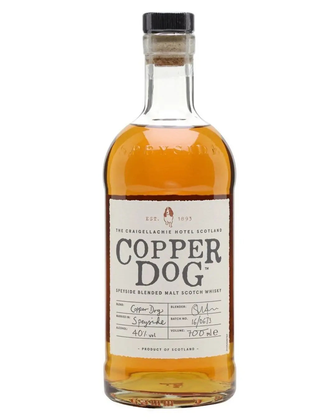 Copper Dog Blended Malt Scotch Whisky, 70 cl Whisky 5000267165493
