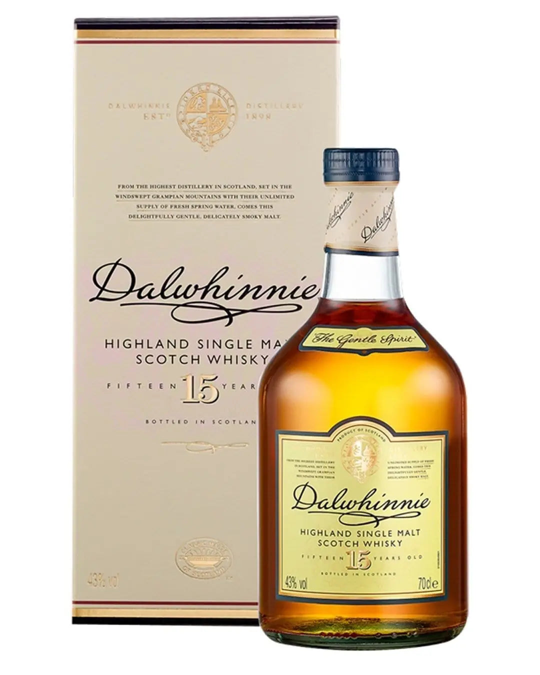Dalwhinnie 15 Year Old Whisky, 70 cl Whisky 5000281005423
