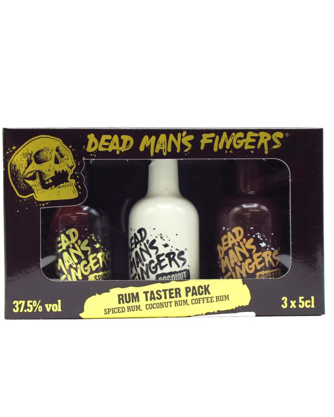 Dead Man's Fingers Rum Taster Pack (Spiced, Coconut, Coffee), 3 x 5 cl Spirit Miniatures