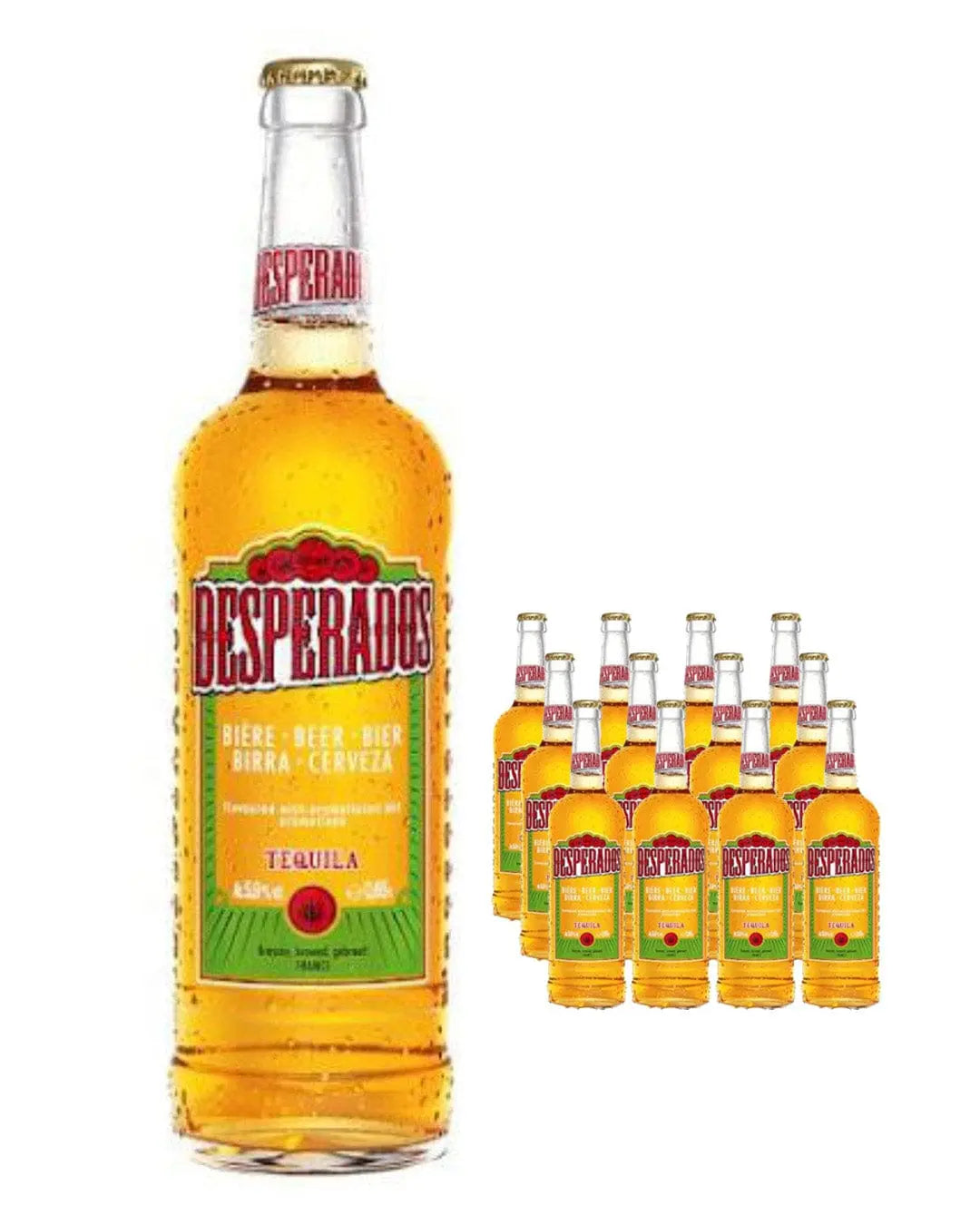 Desperados Premium Tequila Lager Bottle Multipack, 12 x 650 ml Beer
