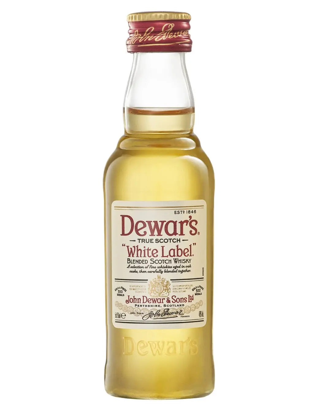 Dewar's White Label Whisky Miniature, 5 cl Spirit Miniatures