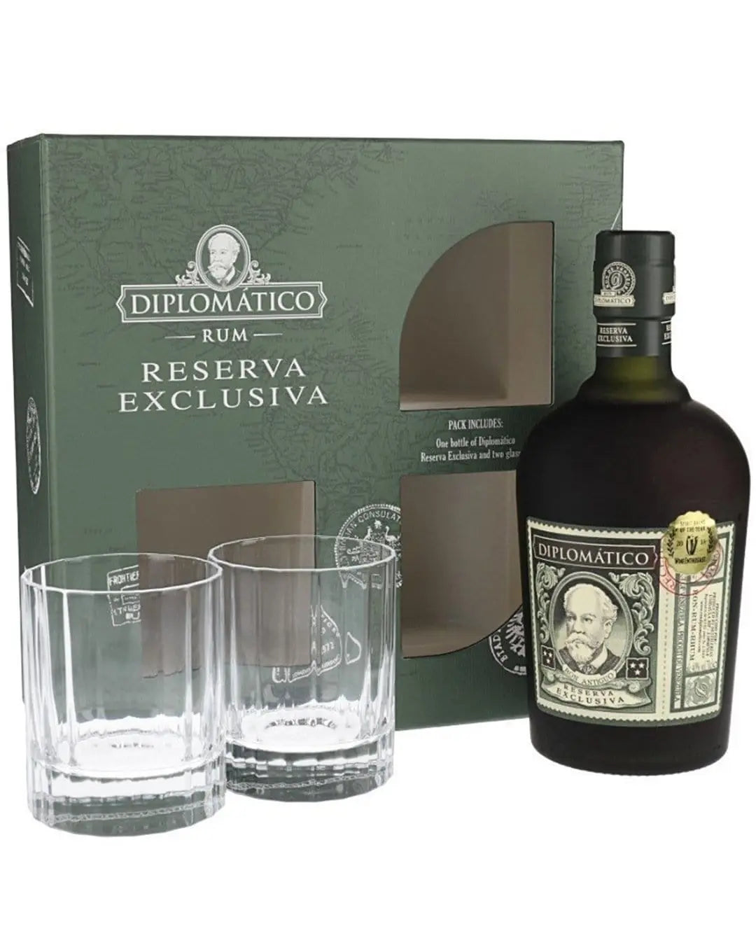 Diplomatico Reserva Exclusiva Rum Gift Set, 70 cl Rum