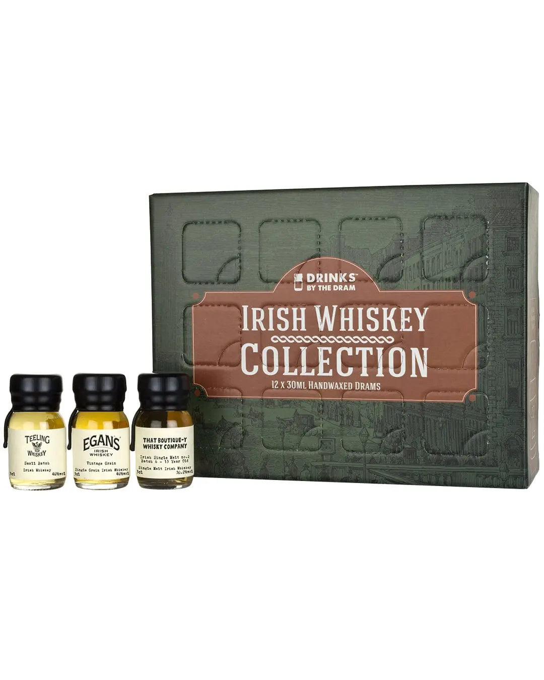 Drinks By The Dram 12 Dram Irish Whiskey Collection, 12 x 3 cl Spirit Miniatures