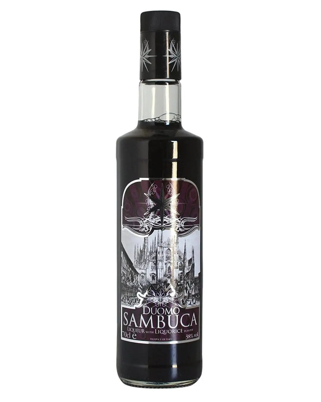 Duomo Black Liquorice Sambuca, 70 cl Liqueurs & Other Spirits 5060185780017