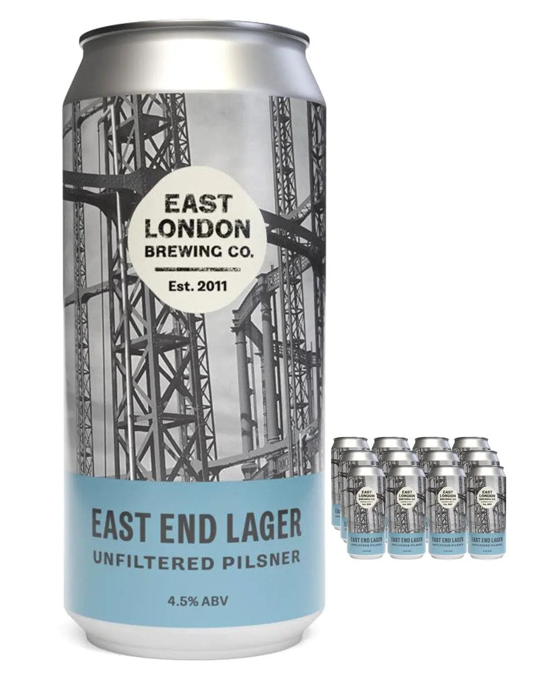East End Lager Can Multipack, 12 x 440 ml Beer