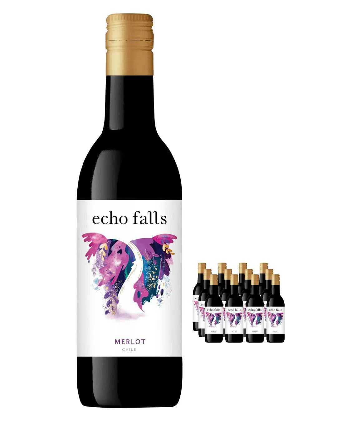 Echo Falls Merlot Miniature Multipack, 12 x 187 ml Wine Miniatures