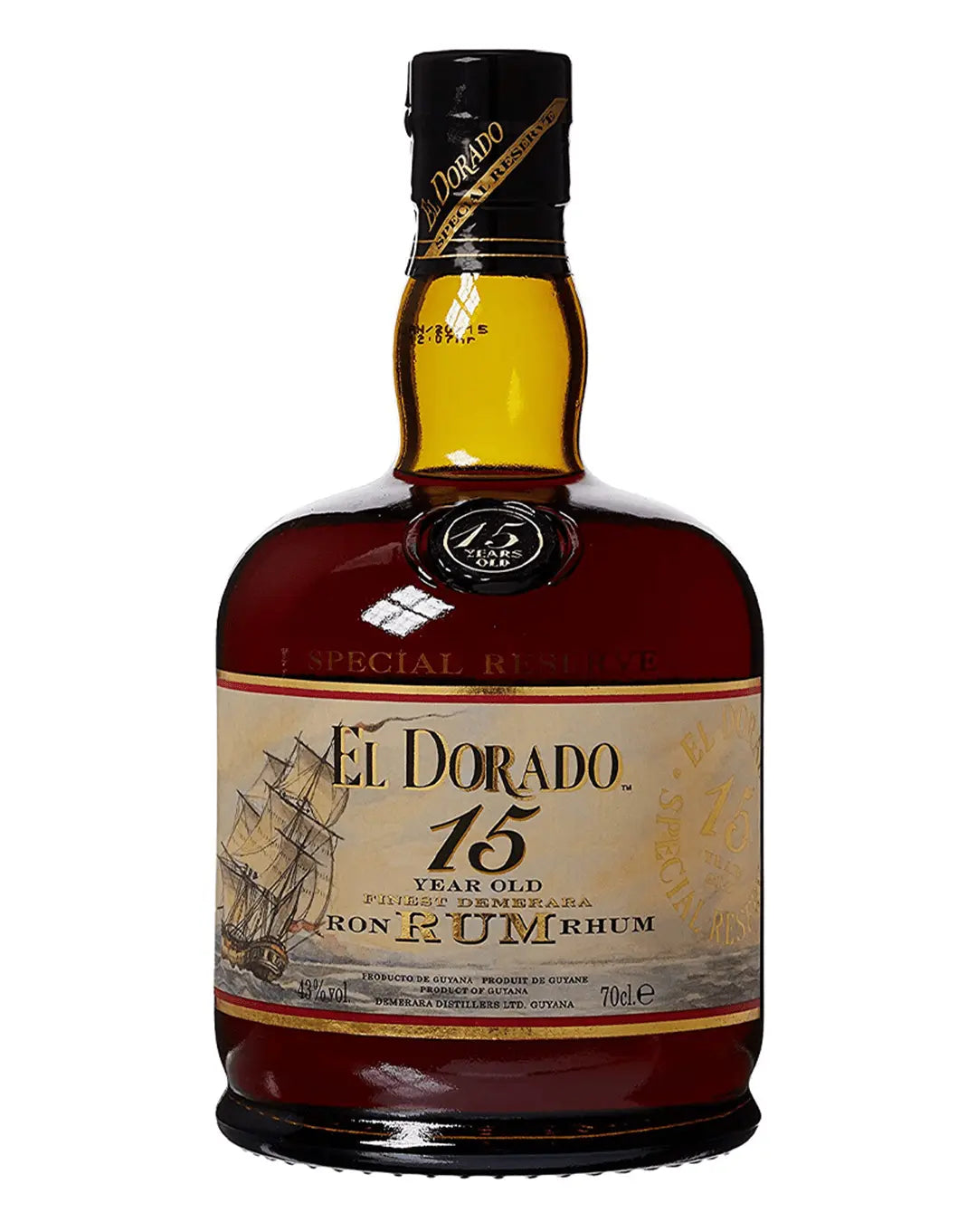 El Dorado 15 Year Old Rum, 70 cl Rum 8715151159799