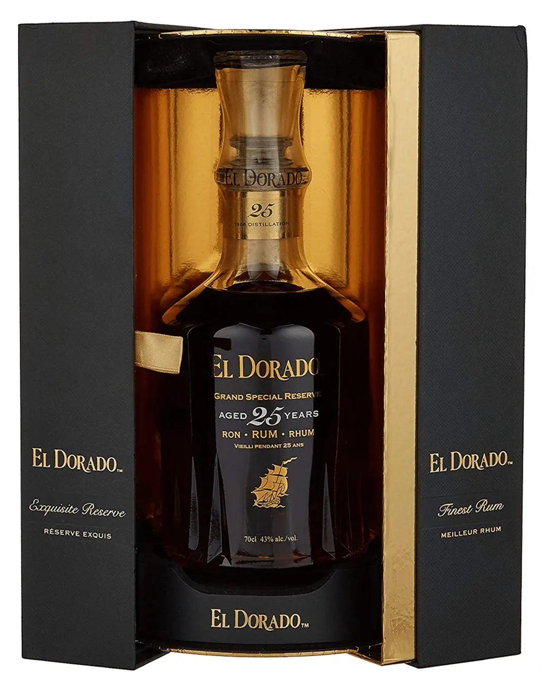 El Dorado 25 Year Old Demerara Rum, 70 cl Rum 8715151250748