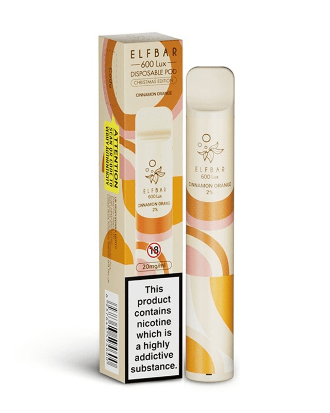 Elfbar Lux Cinnamon Orange Disposable Vapes