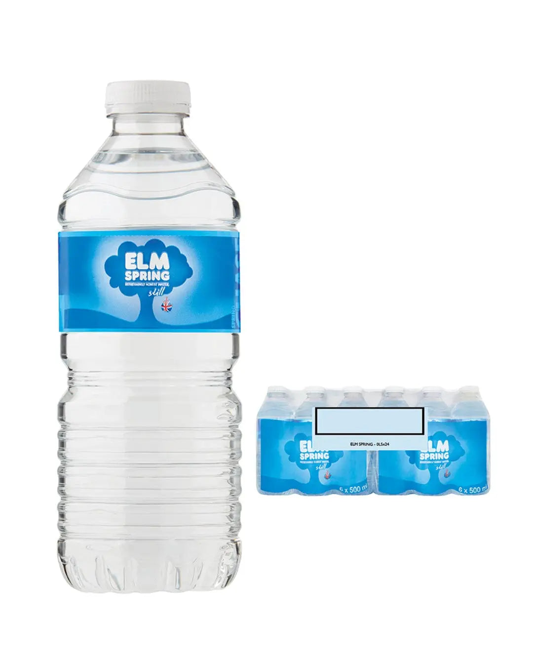 Elm Natural Spring Still Mineral Water Multipack, 24 x 500 ml Water