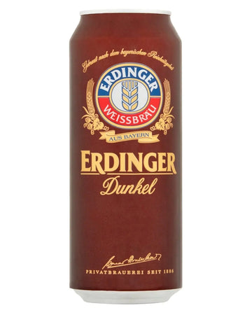 Erdinger Dunkel Dark German Beer Can, 500 ml Beer