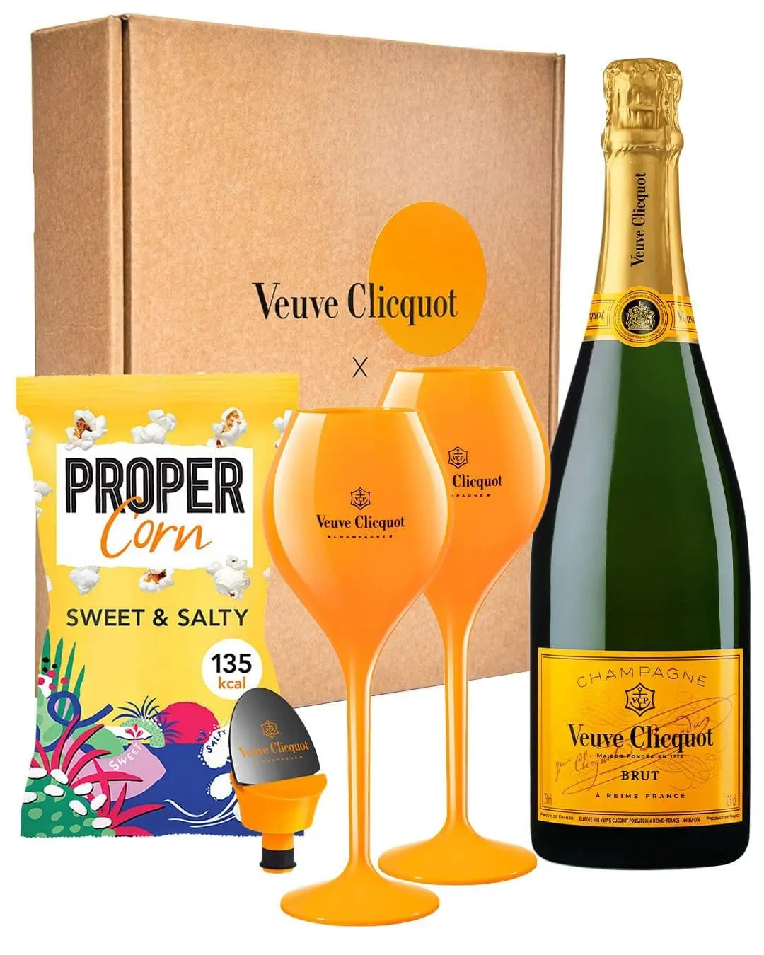 Exclusive Veuve Clicquot x The Bottle Club Yellow Label Brut Champagne Picnic Kit, 75 cl Champagne & Sparkling 3049610004104