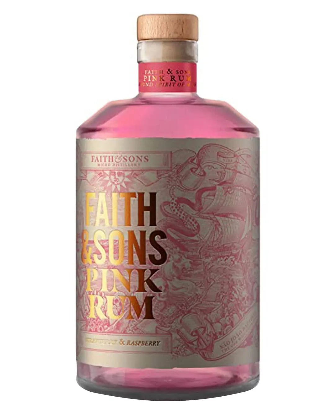 Pink Rum Faith & Sons Pink Rum, 50 cl – The Bottle Club