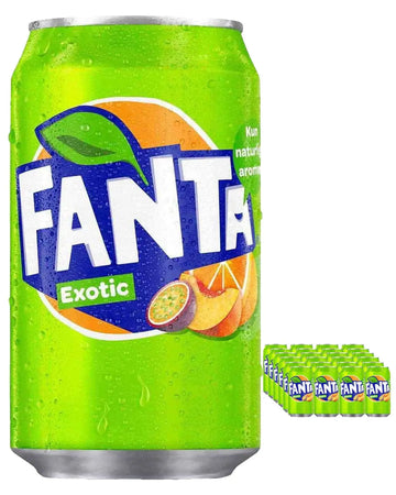 Fanta Exotic Can Multipack, 24 x 330 ml Soft Drinks & Mixers