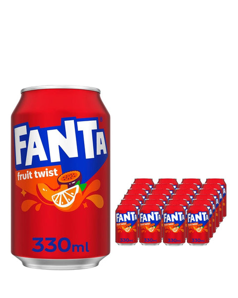 Fanta Fruit Twist Can Multipack, 24 x 330 ml – The Bottle Club