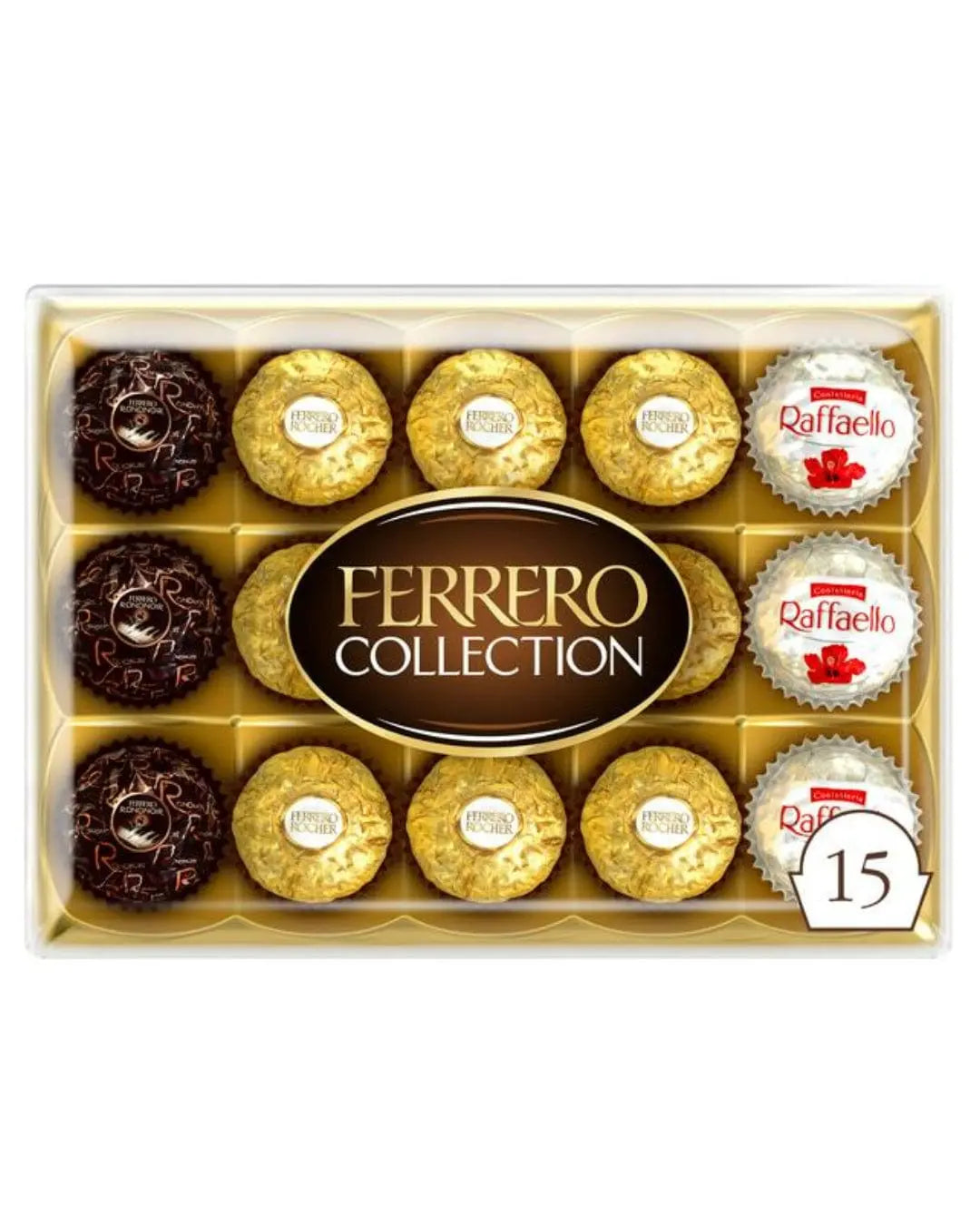 Ferrero Rocher 15 Pieces Chocolate Gift Box, 175 g Chocolate