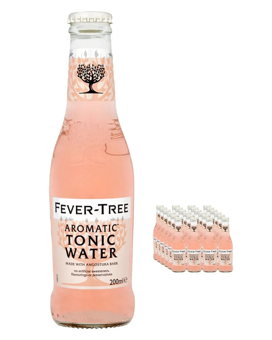 Fever Tree Sorten Fever-Tree Refreshingly Light Aromatic Tonic Water Multipack, 24 x 200 ...