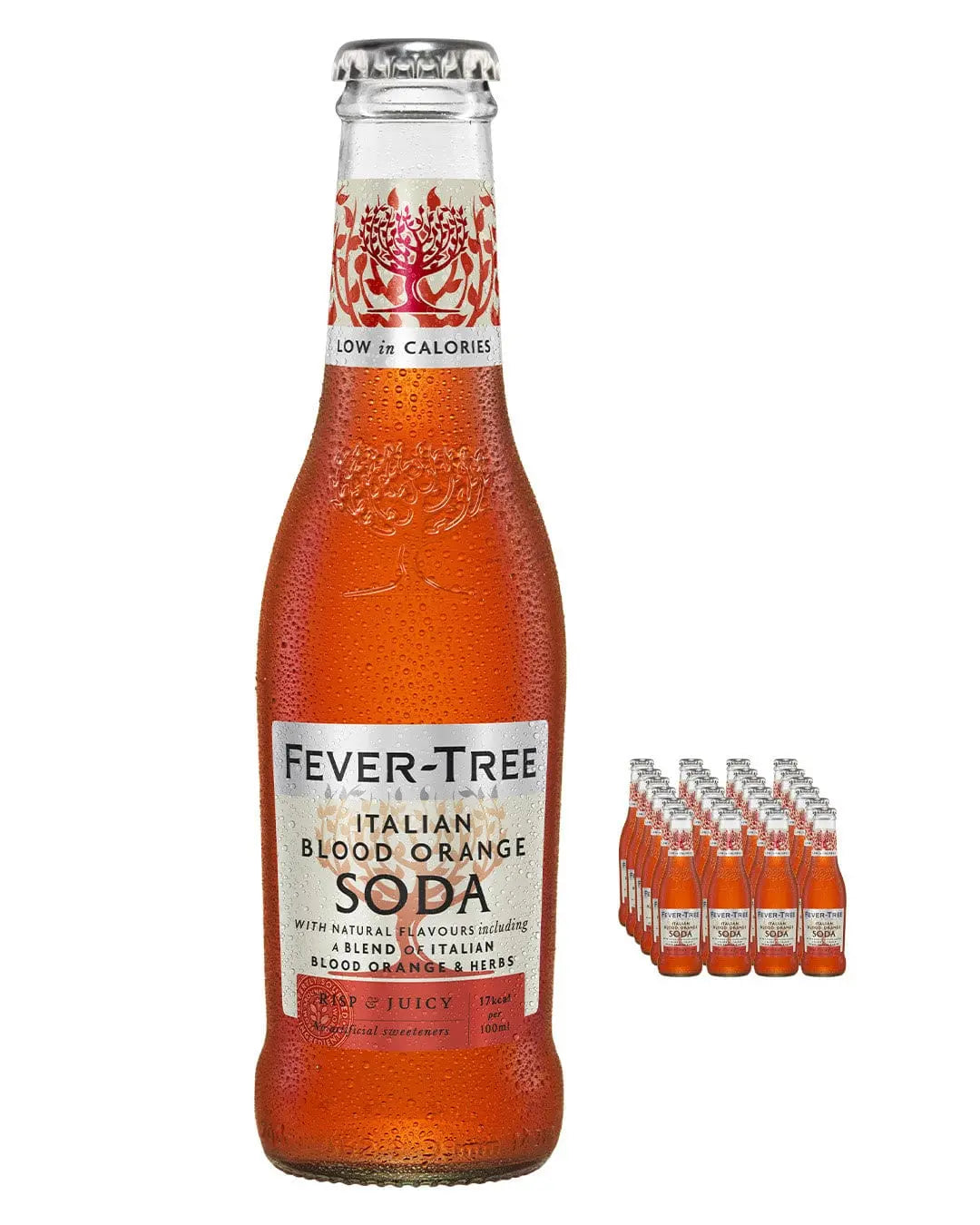 Fever-Tree Italian Blood Orange Soda Multipack, 24 x 200 ml Soft Drinks & Mixers 05060605060712
