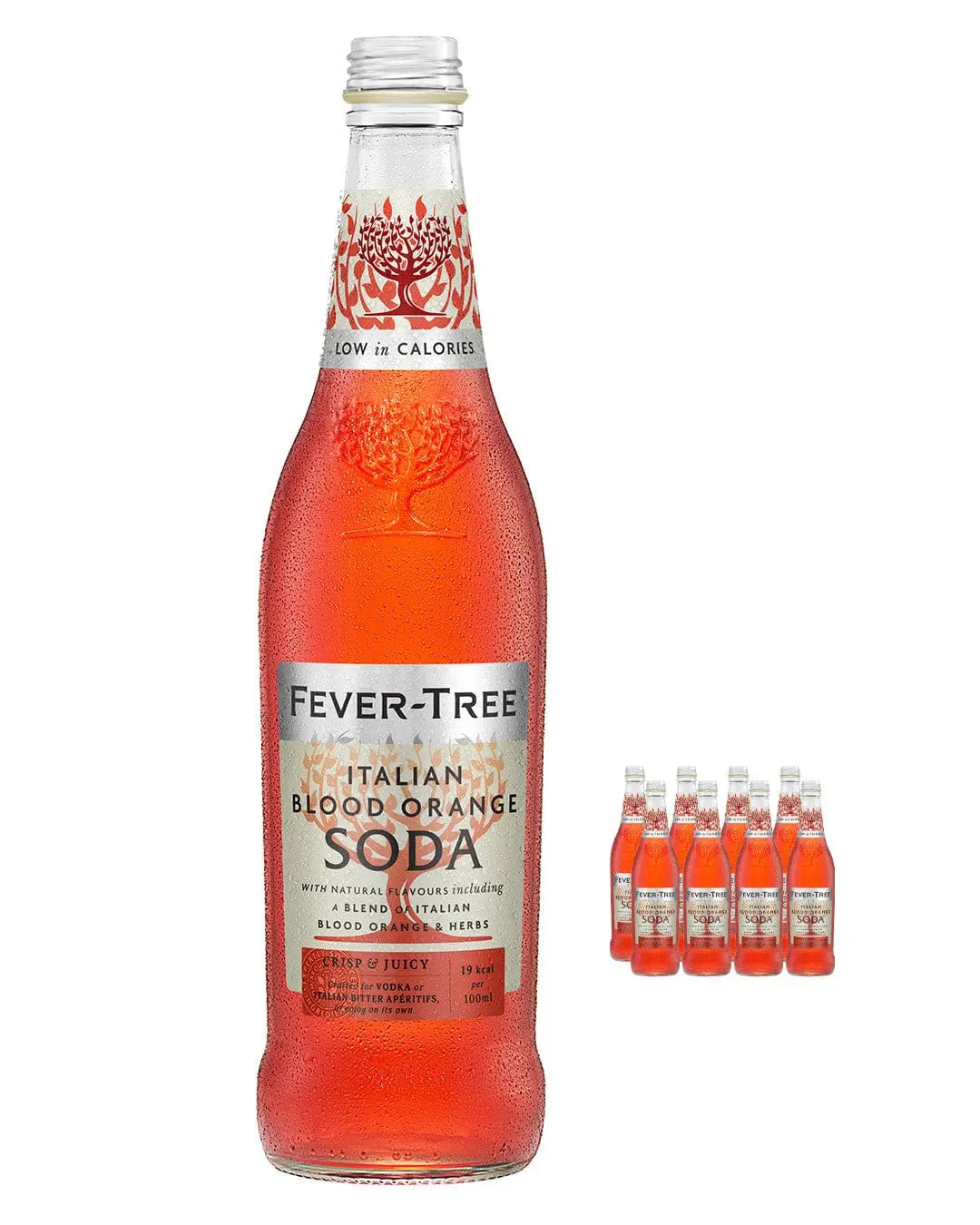 Fever-Tree Italian Blood Orange Soda Multipack, 8 x 500 ml Soft Drinks & Mixers