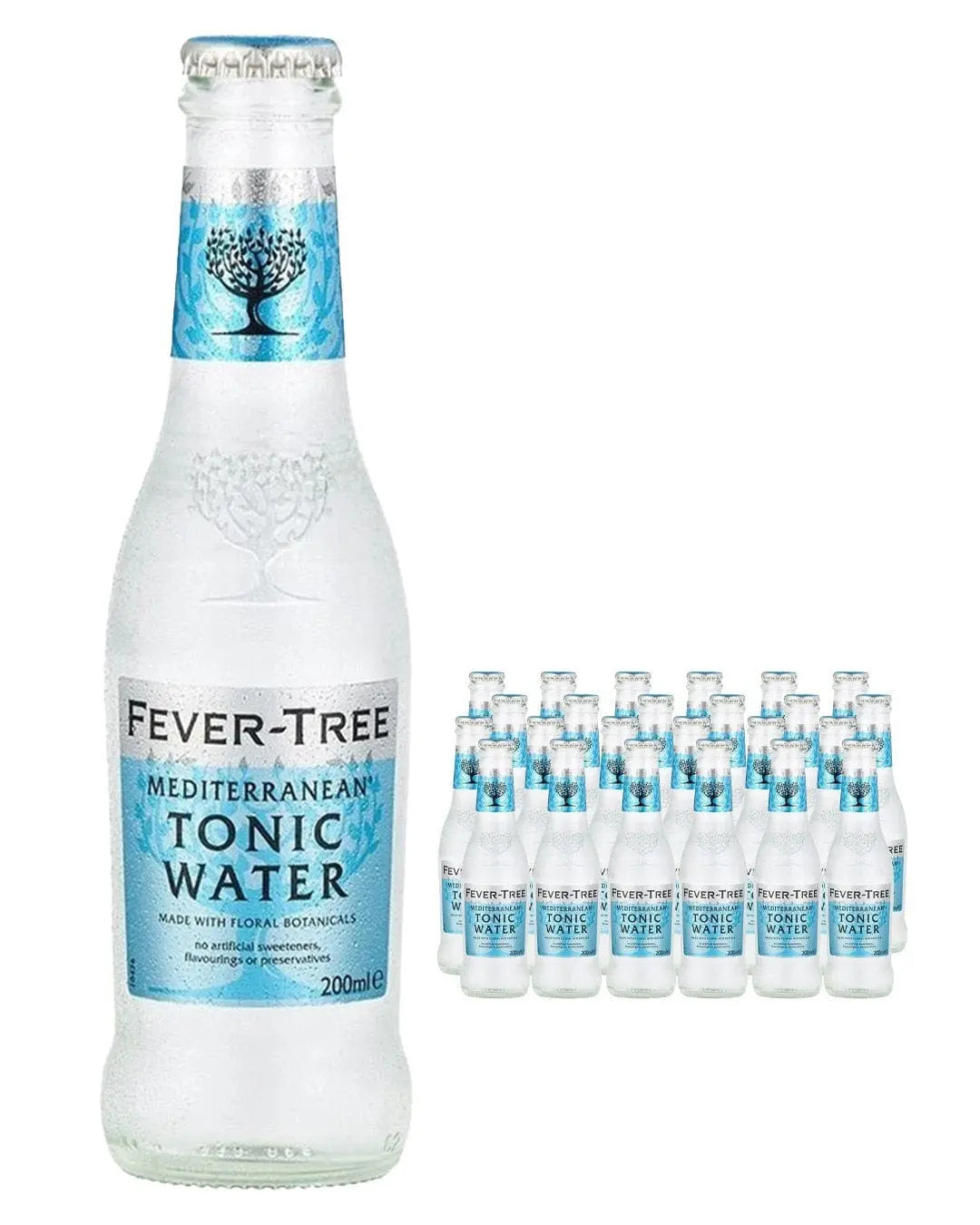 Fever-Tree Mediterranean Tonic Water Multipack, 24 x 200 ml Tonics 05060108450522