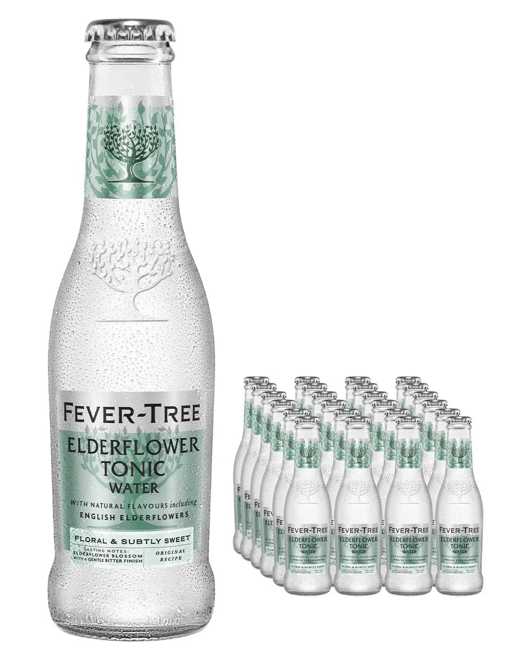 Fever-Tree Premium Elderflower Tonic Water Multipack, 24 x 200 ml Tonics 05060108450867