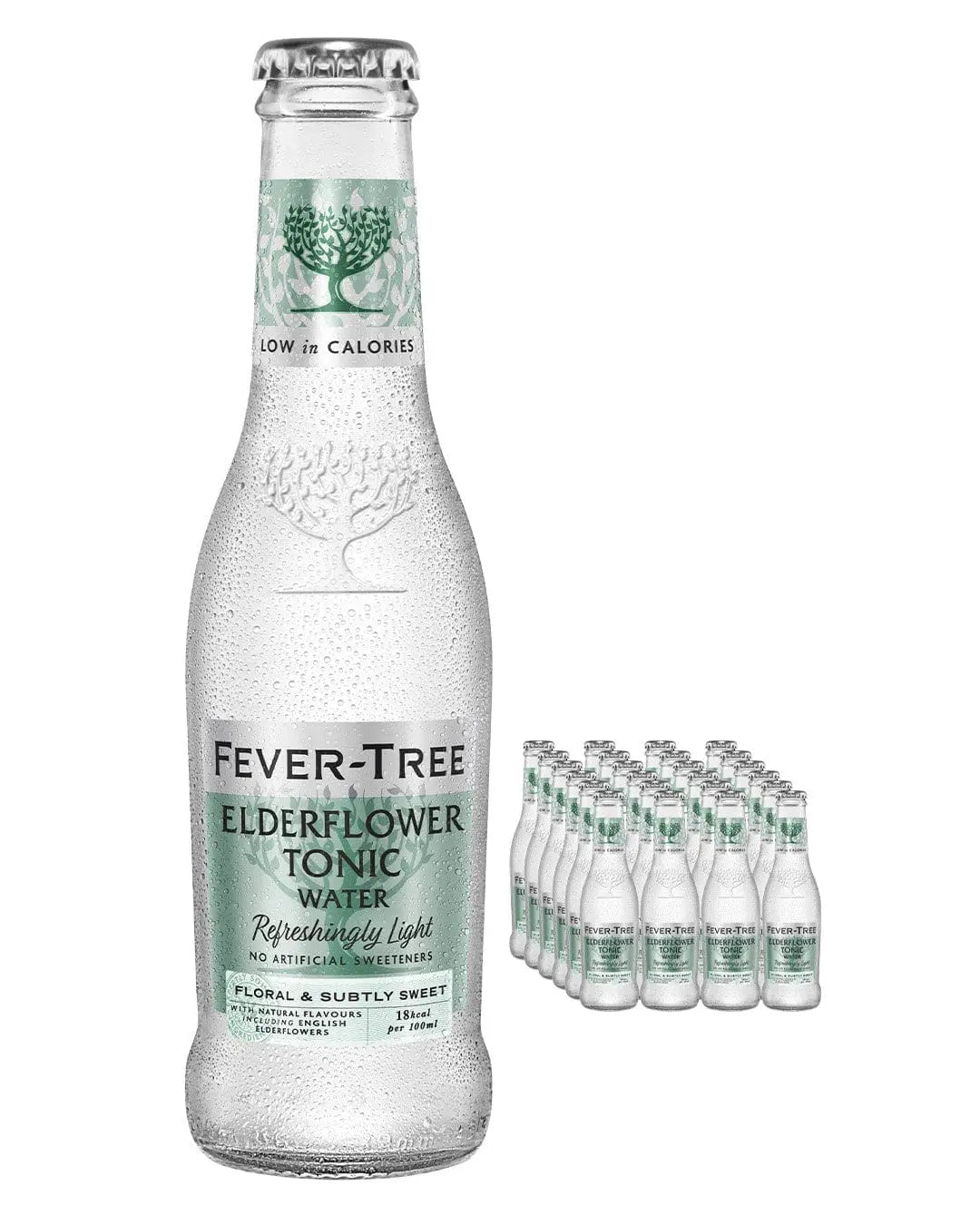 Fever-Tree Refreshingly Light Elderflower Tonic Water Multipack, 24 x 200 ml Tonics 05060108451970