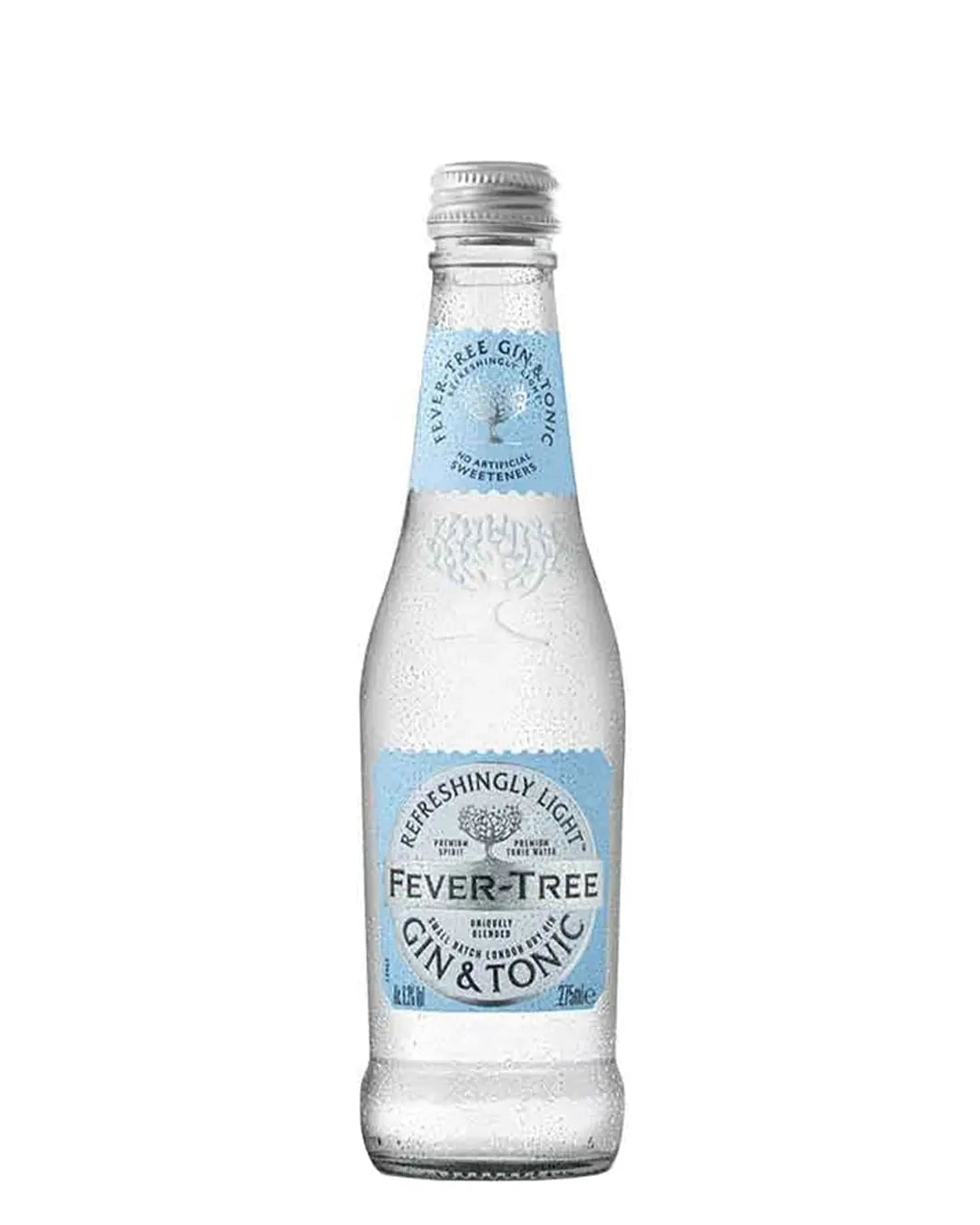 Fever-Tree Refreshingly Light Gin & Tonic, 275 ml Ready Made Cocktails 5060605060330