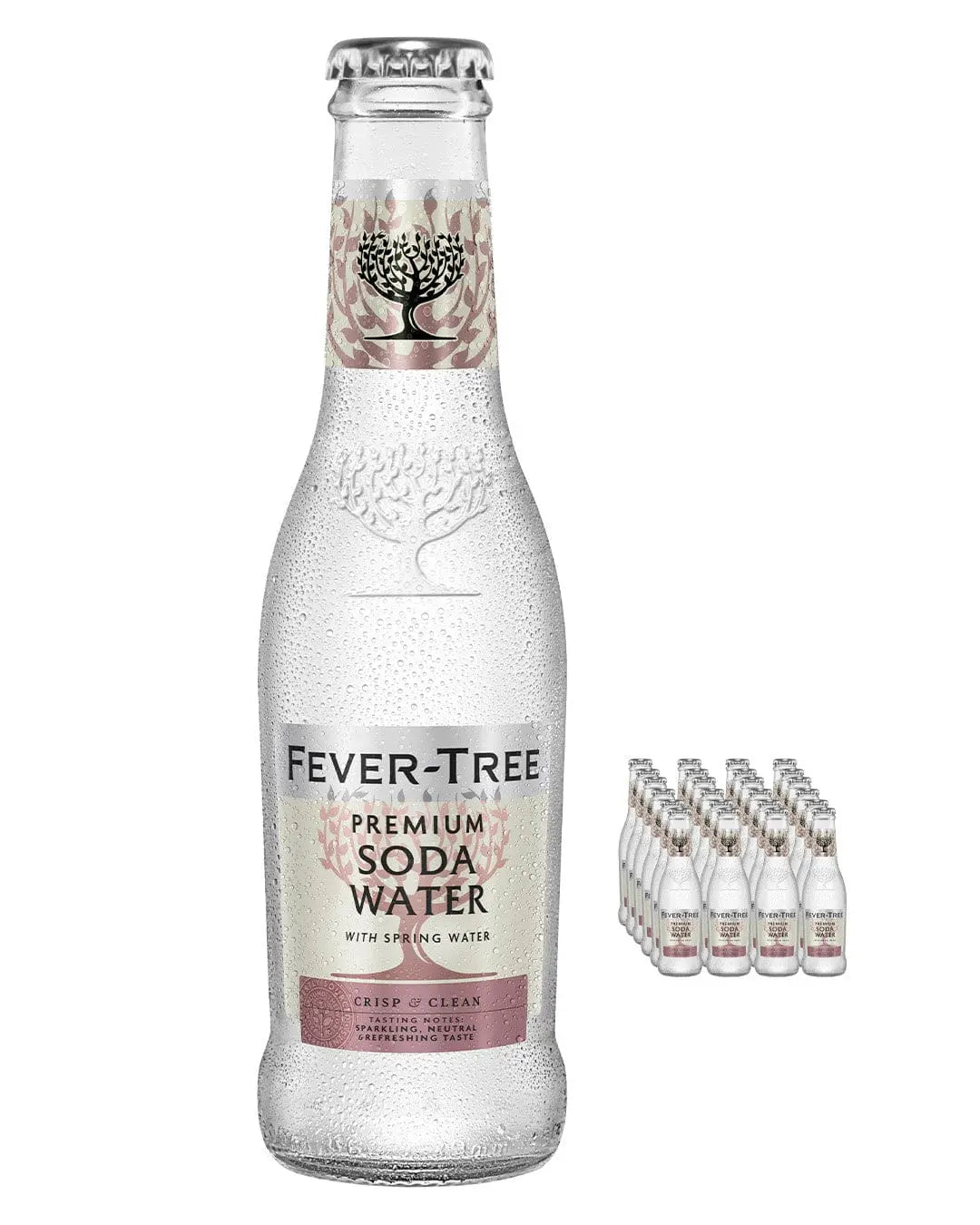 Fever-Tree Soda Water Multipack, 24 x 200 ml Water 05060108450140
