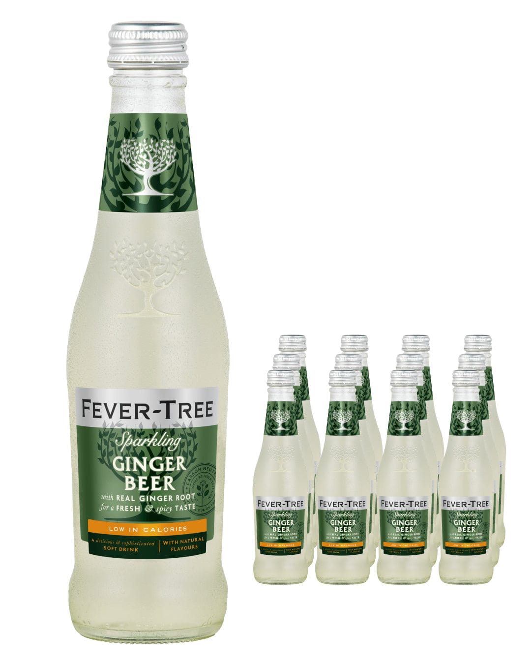 Fever-Tree Sparkling Ginger Beer Multipack, 12 x 275 ml – The Bottle Club