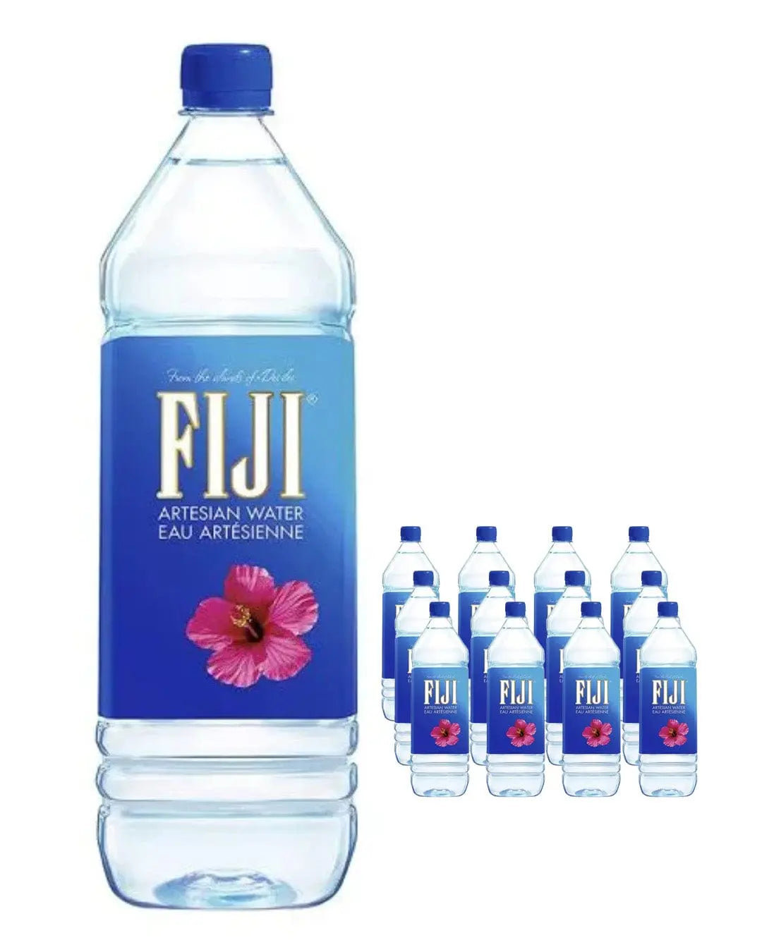 Fiji Natural Artesian Water Bottles, 12 x 1.5 L Water