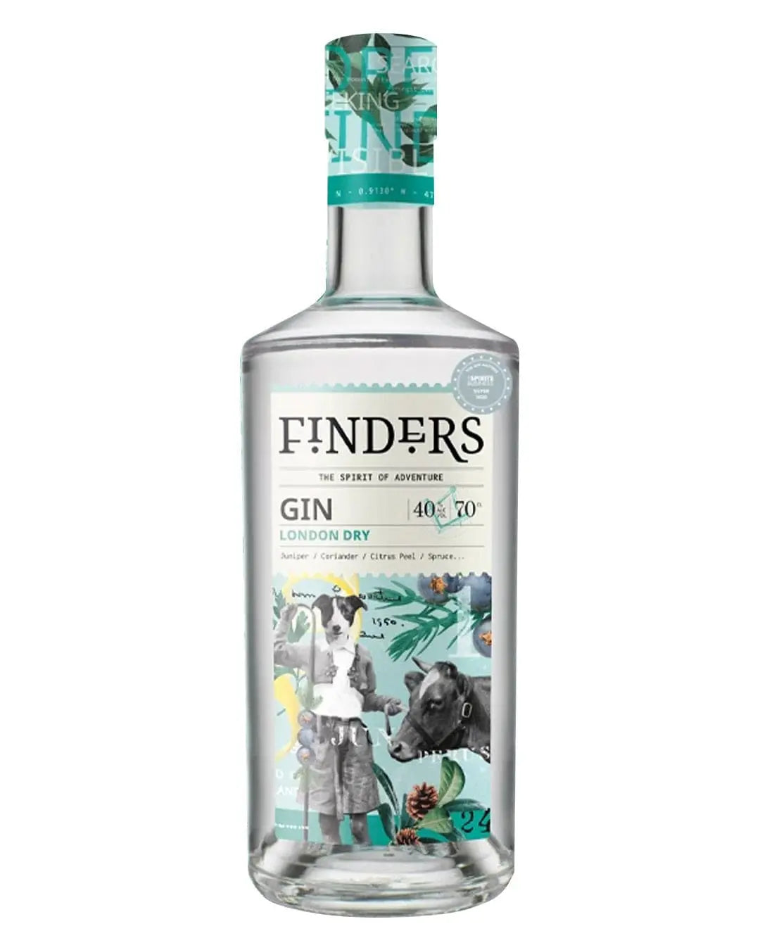 Finders London Dry Gin, 70 cl Gin