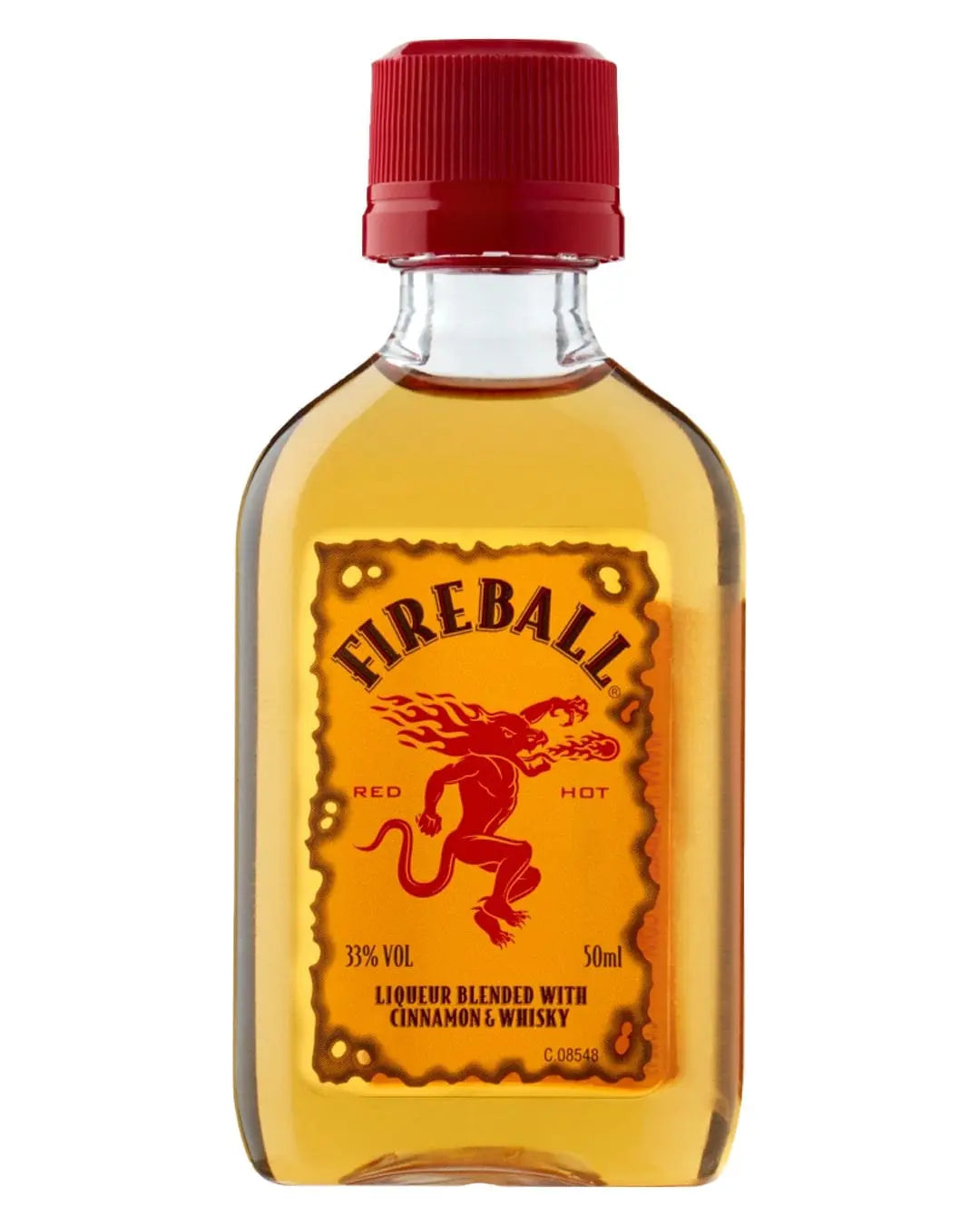 Fireball Whisky Liqueur Miniature, 5 cl Spirit Miniatures 00088004026356